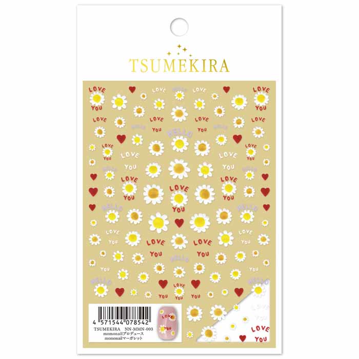 乐天商城 - TSUMEKIRA(ツメキラ) ネイルシール momonail プロデュース momonailマーガレット NN-MMN-003 送料無料（普通郵便）