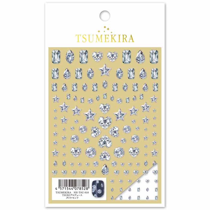 Rakuten - TSUMEKIRA(ツメキラ) ネイルシール TSUKIプロデュース ダイヤモンド NN-TSU-010 送料無料（普通郵便）