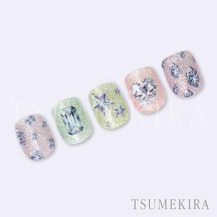 TSUMEKIRA(ツメキラ) ネイルシール TSUKIプロデュース ダイヤモンド NN-TSU-010 送料無料（普通郵便） 3