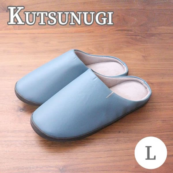 Rakuten - KUTSUNUGI ルームシューズL BL ブルー 吸湿 消臭