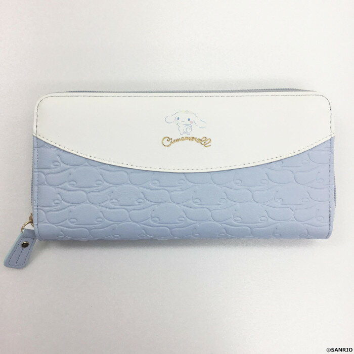 Rakuten - サンリオ シナモロール ラウンド長財布 SR22-11 レディース ラウンドファスナー カード入れ 札入れ 【メール便】