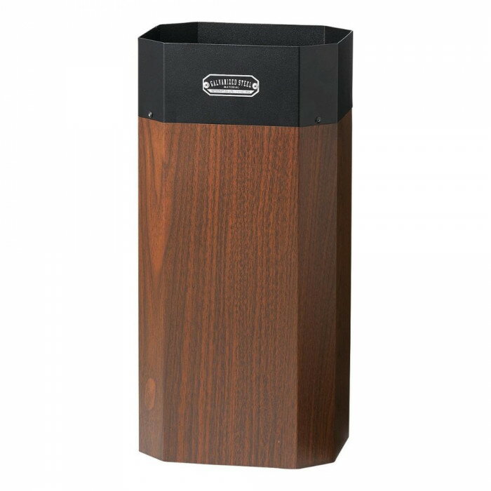 Rakuten - セトクラフト 傘立て GALVA ブラック＆ウォールナット S23-0621 ガルバリウム スリムサイズ 長傘 折りたたみ傘