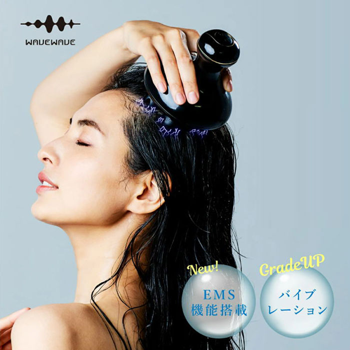 【楽天スーパーSALE_10%OFF】WAVEWAVE スカルプヘッドスパ ヘッドスパブラシ 電動 頭皮 ブラシ マッサージャー スカルプケア ボディケア【送料無料】