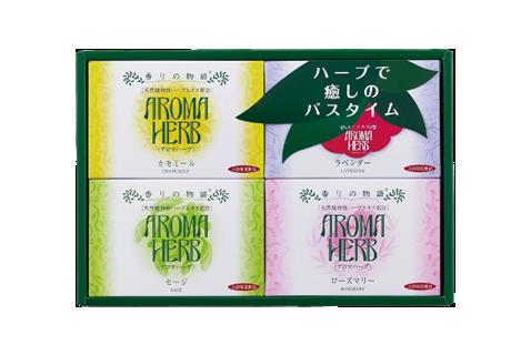 メーカー直送のため代引き・同梱はご利用になれません。商品名に【SG】の記載のある商品とは1件分の送料で同梱可能です。それ以外の商品をご注文の場合は別途送料が発生いたします。天然植物性ハーブエッセンスを配合したお肌にやさしい入浴料です。ハーブの香りにつつまれて、癒しのバスタイムをお楽しみください。内容量：30gセット内容：30g×12包（カモミール、セージ、ローズマリー、ラベンダー 各3包）ケースサイズ：260×180×40(mm)●カモミールお湯の香：カモミールの香りお湯の色：黄色＜成分＞乾燥硫酸Na、炭酸水素Na、カミツレエキス、ET、シリカ、黄色4号、香料●ラベンダーお湯の香：ラベンダーの香りお湯の色：紫色＜成分＞乾燥硫酸Na、炭酸水素Na、ラベンダーエキス、ET、シリカ、青色1号、赤色2号、香料●セージお湯の香：セージの香りお湯の色：緑色＜成分＞乾燥硫酸Na、炭酸水素Na、セージエキス、ET、シリカ、青色1号、黄色202号の（1）、香料●ローズマリーお湯の香：ローズマリーの香りお湯の色：ピンク＜成分＞乾燥硫酸Na、炭酸水素Na、ホエイ、ローズマリーエキス、ET、酸化チタン、シリカ、赤色2号、香料日本製