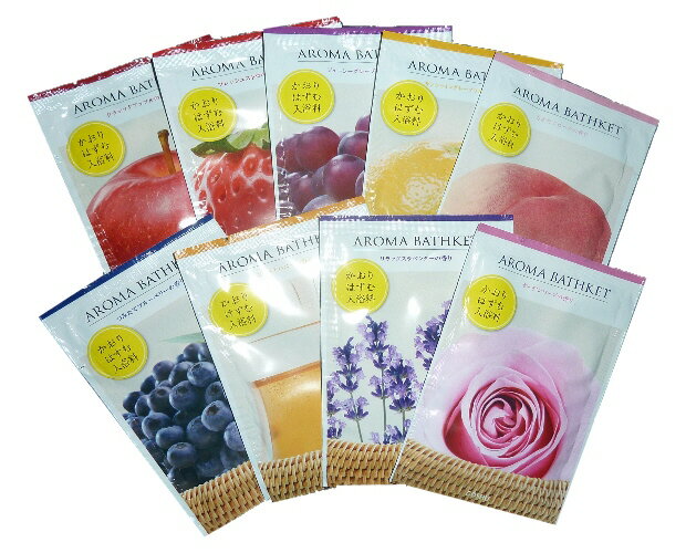 メーカー直送のため代引き・同梱はご利用になれません。商品名に【SG】の記載のある商品とは1件分の送料で同梱可能です。それ以外の商品をご注文の場合は別途送料が発生いたします。3番風呂でもまだ香る！ギュっとつまったエキス入り。かおりが、はずむ、アロマバス。各種内容量：25g●クラシック・アップルお湯の色：ミルキーイエローリンゴエキス配合●フレッシュ・ストロベリーお湯の色：クリアレッドいちご果汁配合●ジューシー・グレープお湯の色：クリアワインカラーブドウ葉エキス配合●ガーデン・ローズお湯の色：ミルキーライトピンクローズエキス配合●リラックス・ラベンダーお湯の色：クリアバイオレットラベンダー花エキス配合●サンシャイン・グレープフルーツお湯の色：クリアイエローグレープフルーツエキス配合●つみたて・ブルーベリーお湯の色：クリアブルーブルーベリー葉エキス配合●もぎたて・ピーチお湯の色：クリアライトピンクピーチ果汁配合●スイート・ハニーお湯の色：クリアイエローはちみつ配合日本製