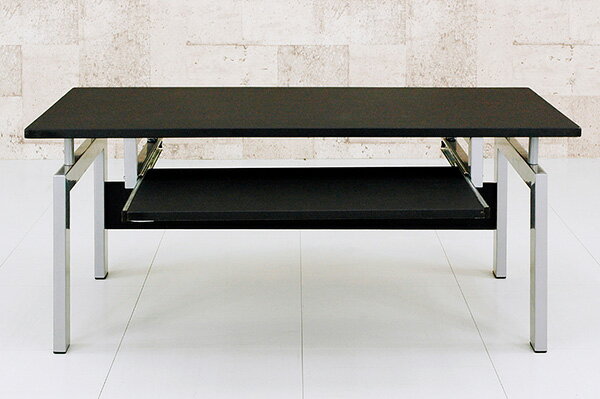 【SKB】パソコンデスク ロータイプ ブラック [2]