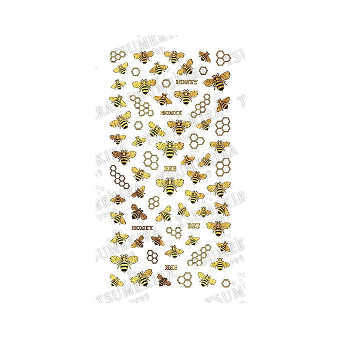 TSUMEKIRA(ツメキラ) ネイルシール noble BEE ジェル専用 NO-BEE-101 薄い しなやか 高品質 送料無料（普通郵便）