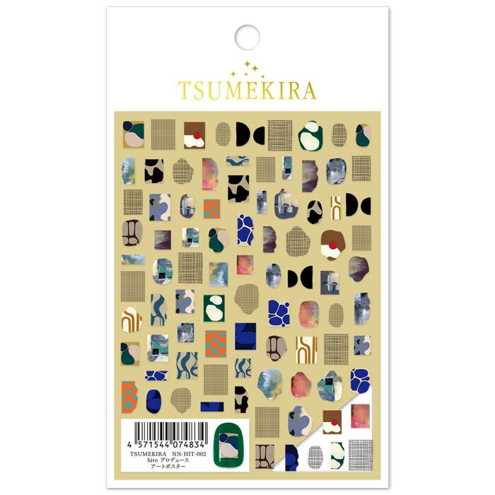 TSUMEKIRA(ツメキラ) ネイルシール hitoプロデュース アートポスター NN-HIT-002 薄い しなやか 高品質 送料無料（普通郵便）