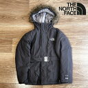 【即日配送】THE NORTH FACE ザノースフェイス ダウンジャケット キッズ 140cm グレー ハイベント ウエストベルト付き 刺繡ロゴ...