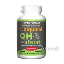 【送料無料】高吸収率にこだわった次世代コエンザイムQ10（CoQ10）！カネカ社製高品質QHユビキノール使用♪【お徳用】【業界最高濃度】QHアブソーブ 200mg 60ソフトジェル