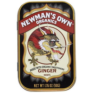 Newman-O'sオーガニックミント6缶ジンジャー配合人工保存料着色料香料不使用