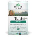 Tulsi トゥルシーティー オリジナルカフェインフリー 18ティーバッグ×3箱 ORGANIC INDIA(オーガニックインディア社) グルテンフリー コーシャー USDA認定アイスで飲んでもホットでも◎カフェインフリーが嬉しいアダプトゲンハーブティー