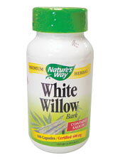 サリシン酸を含む珍重ハーブ！ホワイトウィローバーク（セイヨウシロヤナギ） 100カプセルNature's Way / ネイチャーズウェイのサムネイル