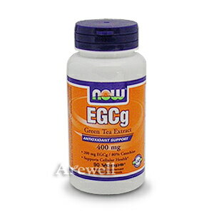 緑茶成分「カテキン」の王様 EGCG（エピガロカテキンガレート） 90ベジタブルカプセルnow foods（ナウフーズ社）のサムネイル