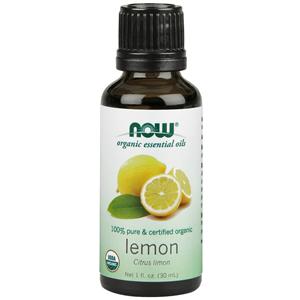 オーガニック レモン精油 30ml芳香浴、アロマバス、マッサージ、手作りコスメ、掃除にNOW社のOrganic Lemon Oil気分をスッキリさせたいときに、オイリー肌や脂っぽい頭皮のお手入れに◎植物性100％のエッセンシャルオイルnow foods（ナウフーズ社）