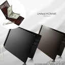 財布 メンズ マネークリップ付き 革 馬革 牛革 レザー コードバン MEN'S 二つ折り財布 カード?ケース 紳士 スーツ 通勤通学 リザード型押し【Unit...