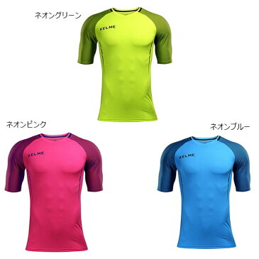 【送料無料】 ケルメ KELME メンズ フットボールシャツ スリムフィット サッカーウェア フットサルウェア トップス 半袖Tシャツ 3871002