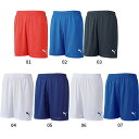 プーマ メンズ LIGA ゲームパンツ コア サッカーウェア フットサルウェア ボトムス ショーツ ショートパンツ ワンポイントロゴ ホワイト 白 ブラック 黒...