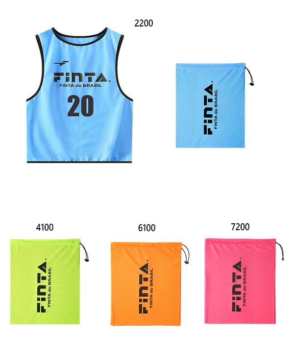 フィンタ ジュニア キッズ Jr.ビブス20枚セット サッカーウェア フットサルウェア トップス ゼッケン 送料無料 FINTA FT6557ネット通販 サッカー 用品 セール
