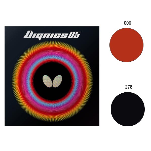 バタフライ メンズ レディース ジュニア ディグニクス05 卓球ラケットラバー ハイテンション裏ラバー 厚 特厚 送料無料 Butterfly 06040