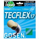 ゴーセン メンズ レディース テックフレックス17 TECGUT series TECFLEX 17 テニス用品 硬式テニス用 ガット テックガット ブルー 青...