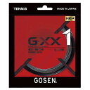 ゴーセン メンズ レディース ジー・ダブルエックス1 テニス用品 硬式テニス用ガット 送料無料 GOSEN TSGX11BK