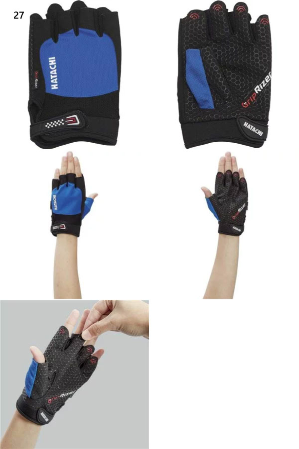 ハタチ メンズ レディース パワーフィンガーグローブ グラウンドゴルフ用品 手袋 ...