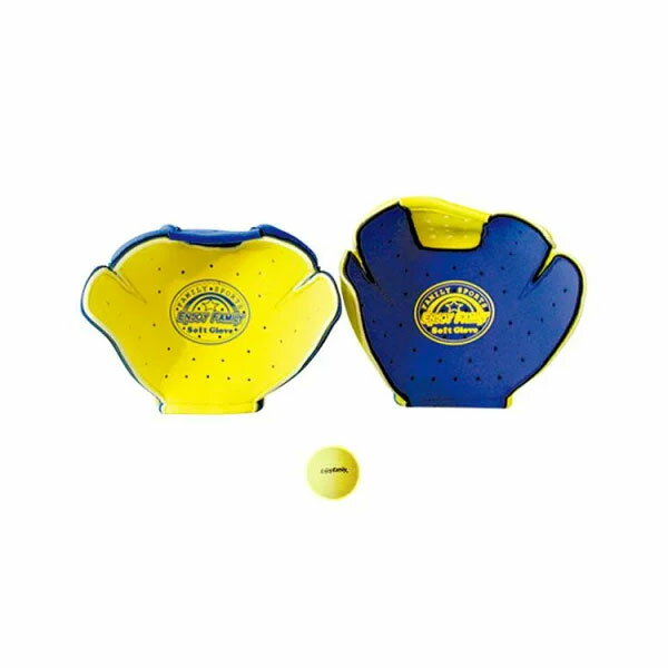 サクライ貿易 メンズ レディース ジュニア エンジョイファミリー どこでもキャッチ 野球 親子 キャッチボール スポーツ 玩具 おもちゃ イエロー 黄色 送料無料 SAKURAI EFS-222