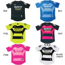 ダウポンチ メンズ レディース ジュニア ボーダープラクティスシャツ サッカーウェア フットサルウェア 半袖Tシャツ ホワイト 白 ブラック 黒 ネイビー ブル...