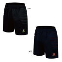 ケルメ ジュニア キッズ ゴールキーパー ショートパンツ ヒップバッドつき サッカーウェア フットサルウェア ボトムス ブラック 黒 ネイビー 送料無料 KEL...