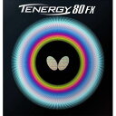 バタフライ メンズ レディース ジュニア テナジー80FX TENERGY 卓球ラケット用ラバー ハイテンション裏ラバー 回転 スピード バランスタイプ ブラッ...