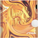 スティガ メンズ レディース ジュニア チョップ ドライブ CHOP DRIVE 卓球ラケットラバー 微粘着裏ソフト ブラック 黒 レッド 赤 送料無料 STI...
