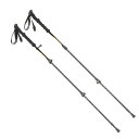 2本セット 95-125cm キャプテンスタッグ メンズ レディース トレッキングステッキ 3段 登山用品 トレッキングポール アウトドアストック ハイキング ...