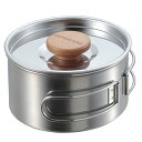 キャプテンスタッグ メンズ レディース ステンレス 片手鍋12cm 中皿付 アウトドア用品 キャンプ ソロキャンプ グランピング 登山 送料無料 CAPTAIN...
