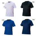 ゼット野球 メンズ ベースボール Vネック Tシャツ 野球ウェア トップス ホワイト 白 ブラック 黒 ネイビー ブルー 青 送料無料 ZETT BOT635