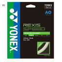 ヨネックス メンズ レディース レクシス スピード 125 REXIS SPEED テニス用品 ガット ストリング ホワイト 白 送料無料 YONEX TGRSP125