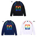 スポルディング メンズ レディース バレーL/S Tシャツ MTVレインボー バレーボールウェア トップス 長袖 吸水速乾 UVカット ホワイト 白 ブラック ...