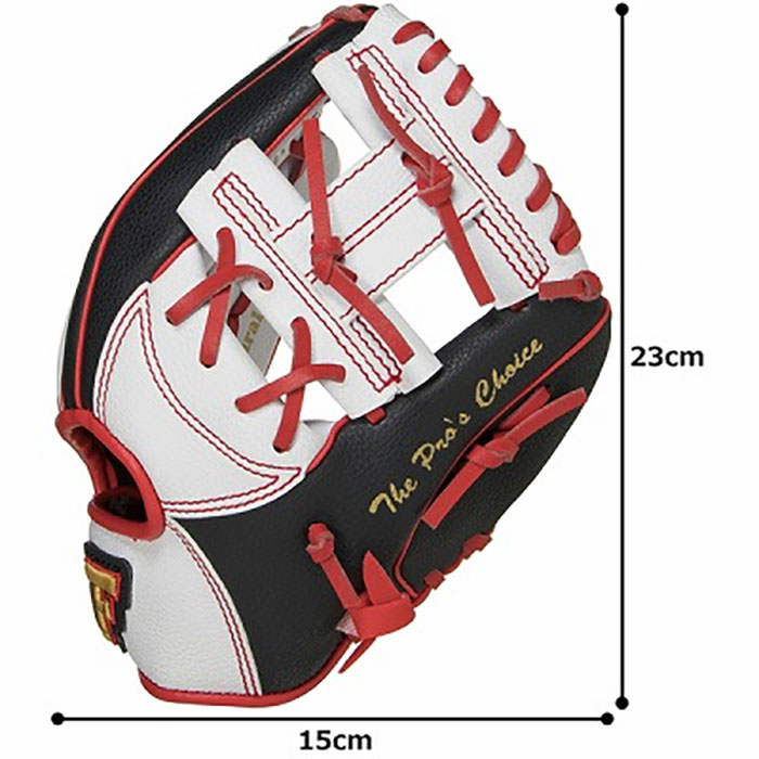 バイタライザーのJr-Sサイズ サクライ貿易 ジュニア キッズ ファルコン FALCON 少年低学年用グラブ 野球 軟式グラブ グローブ オールラウンド 少年 ホワイト 白 レッド 赤 ピンク 送料無料 SAKURAI FG-1201 FG-1202 FG-1208｜アングル3