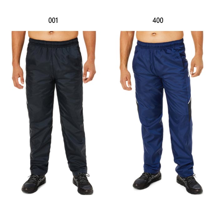 アシックス メンズ レディース 裏トリコットブレーカーパンツ ウインドブレーカー パンツ ボトムス 防風 ブラック 黒 送料無料 asics 2031C729