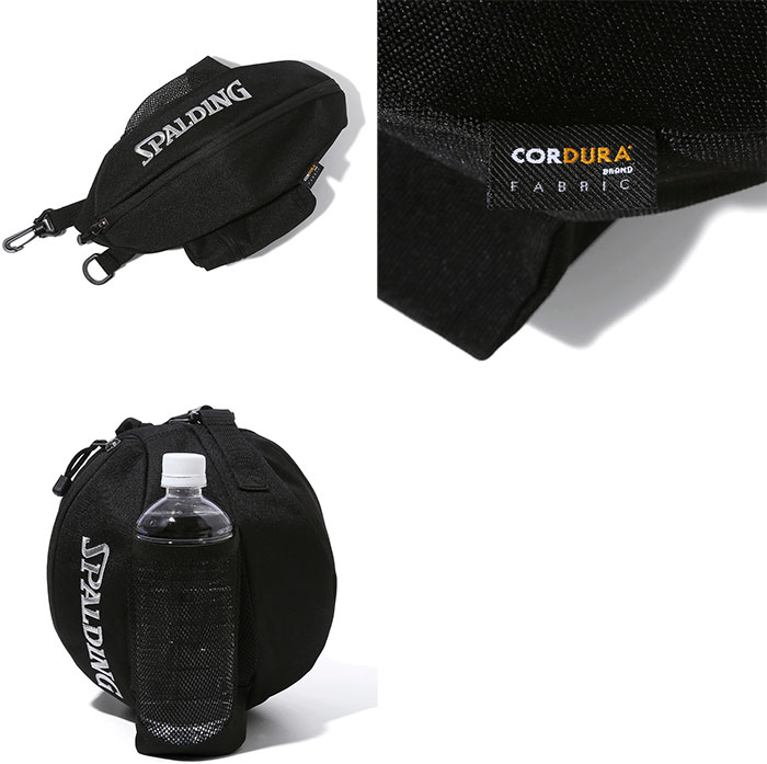 スポルディング メンズ レディース ボールバッグプロ バスケットボールバッグ 鞄 CODURA ブラック 黒 送料無料 SPALDING 49-005BK 49-005SV
