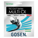 ゴーセン メンズ レディース テニス ガット テックガットマルチCX16 硬式テニス用品 ガット ストリングス 送料無料 GOSEN TS660NA