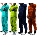 上下セット マック メンズ フェニックス2 PHOENIX レインウェア 透湿 防水 企業向け ネイビー ブルー 青 オレンジ グリーン 緑 送料無料 Makk...