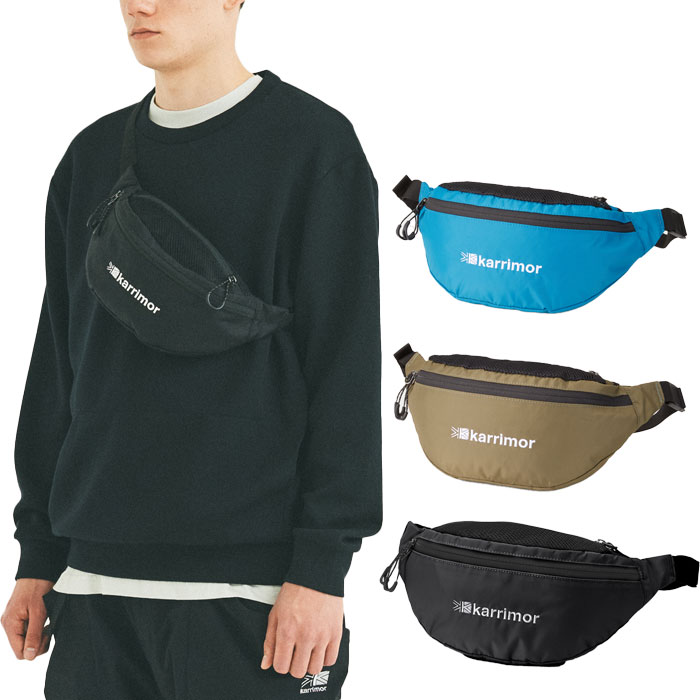 2L カリマー メンズ レディース ファニー パック fanny pack ショルダーバッグ 肩掛け 鞄 ウエストポーチ ウエストバッグ ボディバッグ ブラック 黒 ブルー 青 カーキ 送料無料 karrimor 501024