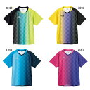 ビクタス メンズ レディース バーティカル グラデーション ゲームシャツ VERTICAL GRADATION GS 卓球ウェア トップス ブルー 青 イエロー...