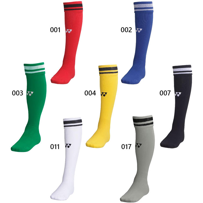 ヨネックス メンズ レディース ジュニア ゲームソックス サッカー フットサル ストッキング 靴下 ホワイト 白 ブラック 黒 ブルー レッド 青 赤 イエロー...