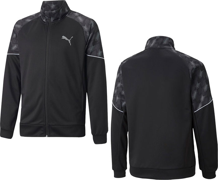 プーマ ジュニア キッズ アクティブスポーツ ACTIVE SPORTS ポリ ジャケット アウター トップス 長袖 フルジップ 送料無料 PUMA 672669