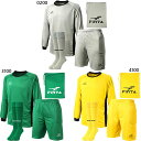 フィンタ メンズ キーパー3点セット サッカーウェア フットサルウェア トップス ボトムス ソックス パンツ 長袖シャツ ゴールキーパー ストッキング グレー ...