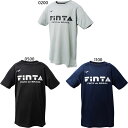 フィンタ ジュニア キッズ ベーシックロゴTシャツ 半袖Tシャツ トップス サッカーウェア フットサルウェア ブラック 黒 グレー ネイビー 灰色 送料無料 F...