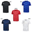 アンブロ ジュニア キッズ ゲームシャツ (グラフィック) 半袖Tシャツ トップス サッカーウェア フットサルウェア ホワイト 白 ブラック 黒 ネイビー ブル...