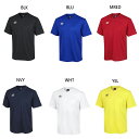 アンブロ ジュニア キッズ JR ゲームシャツ (ワンポイント) サッカーウェア フットサルウェア トップス 半袖Tシャツ ホワイト 白 ブラック 黒 ネイビー...